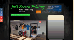 Desktop Screenshot of jm3screenprinting.com
